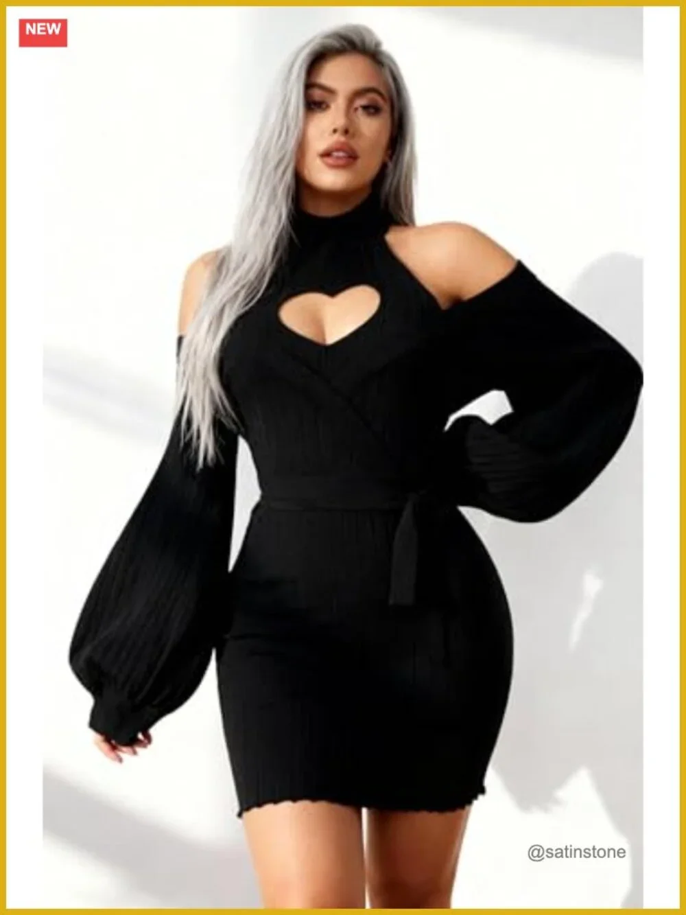 Heart Sweater Lingerie Bodysuit Sexy Cosplay for Women Cosplay Anime Set